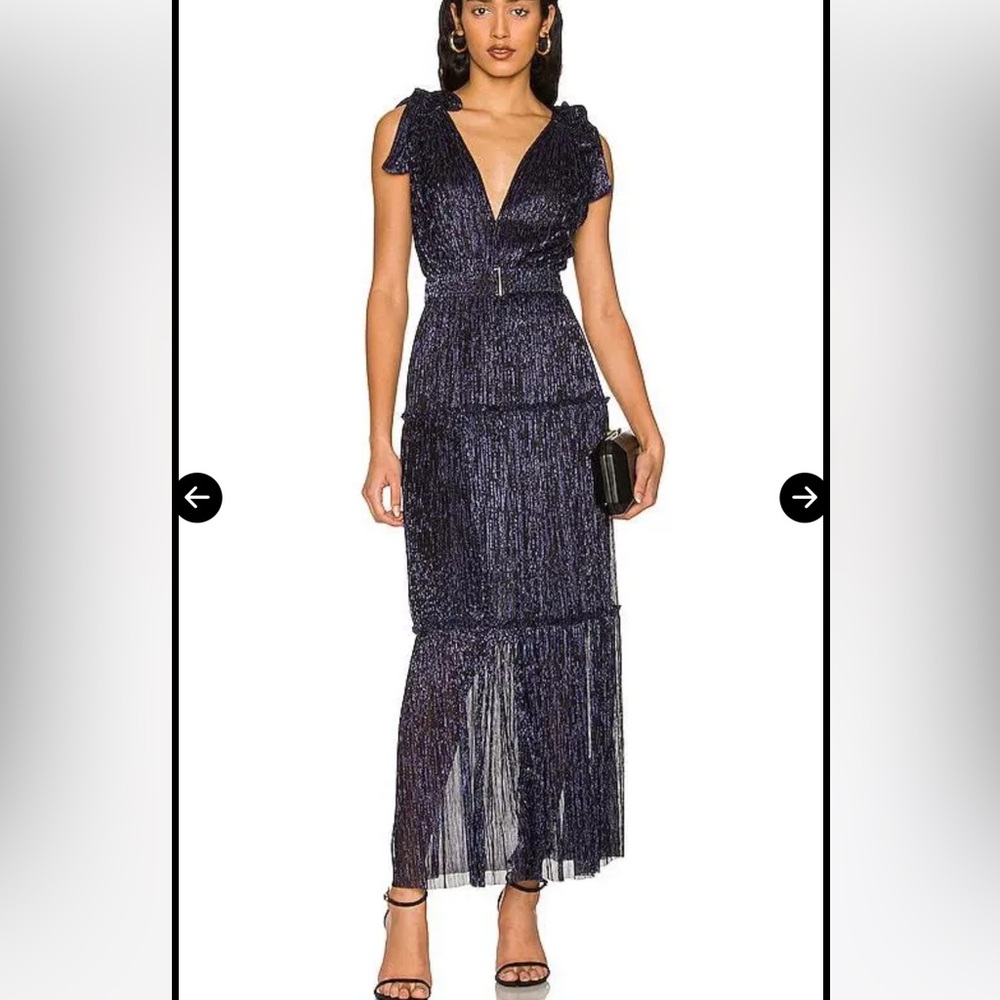 Sabina Musayev Navy Helena Dress